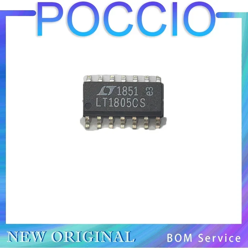 LT1805CS LT1805IS LT1805 - Single/Dual/Quad 100V/us, 85MHz, Rail-to-Rail Input and Output Op Amps