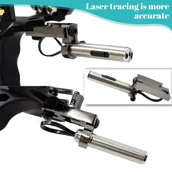 專業金屬雷射彈弓釣魚狩獵彈射器戶外射擊運動高強度強力彈弓箭托 6 最佳銷售 彈弓 - №4