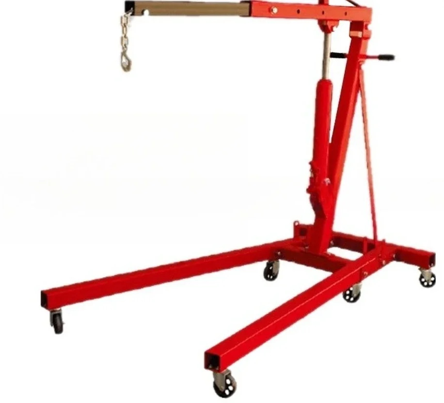 Mobile Hydraulic Engine Lift Stand For Auto Repair And Maintenance