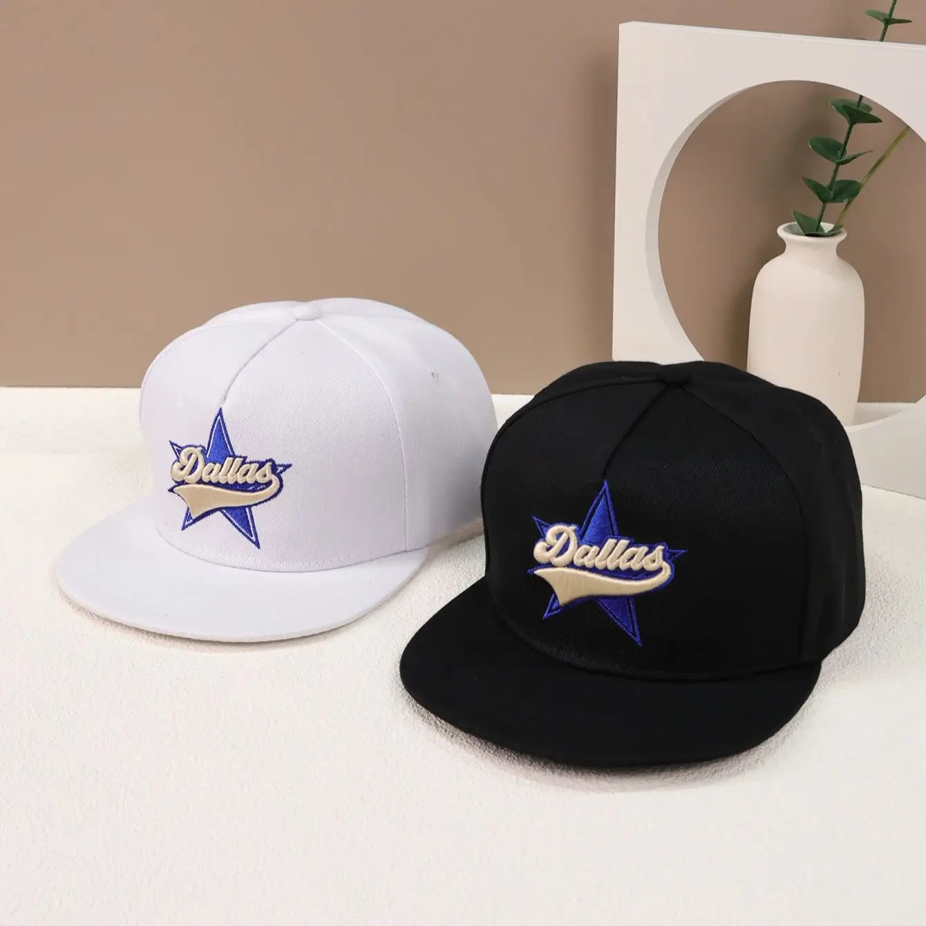 1pc fashionable three-dimensional letter embroidered flat edged baseball cap, versatile sun shading couple hip-hop baseball cap