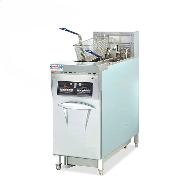 

Vertical Computer Electric Deep Fryer Kitchen Equipment with 2 Cans of Deep Fryers, Equipped with A Filter Truck,DF-32A