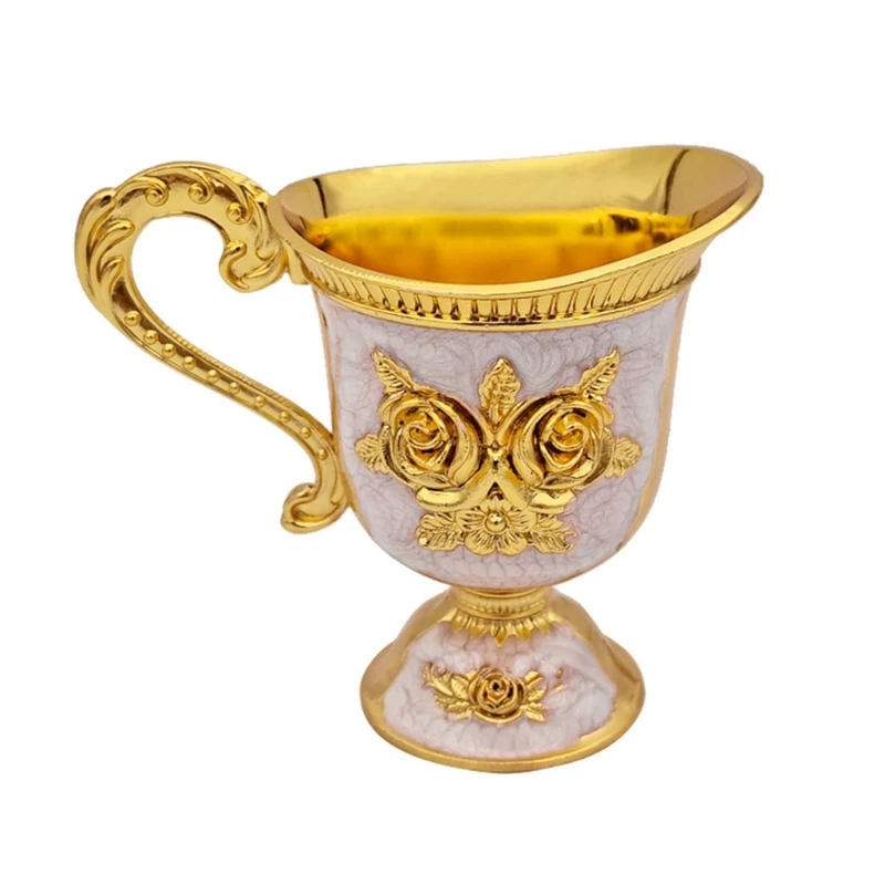 Beautiful Metallic Decanters Glass Feature European Scrollwork Detail Excellent For Luxurious Home Accessories HX6C