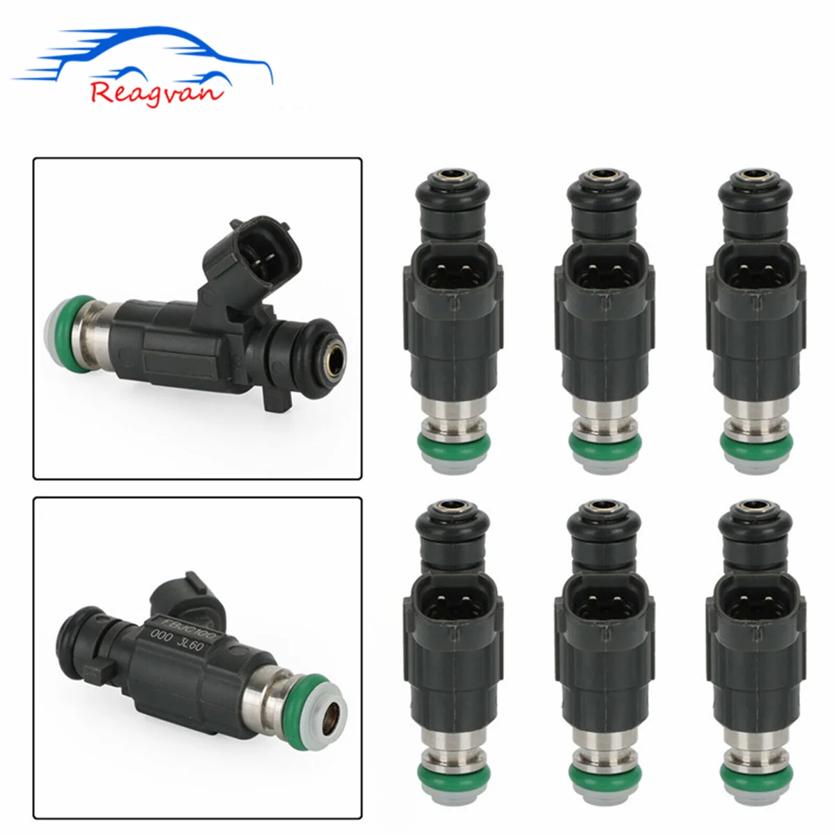 6PCS Fuel Injectors FBJC100 842-12240 For 2003-2004 Nissan 350Z 3.5L