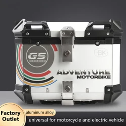 36L 45L 55L 65L scatola posteriore universale per Moto bagagliaio posteriore per Moto in alluminio custodia superiore per Moto