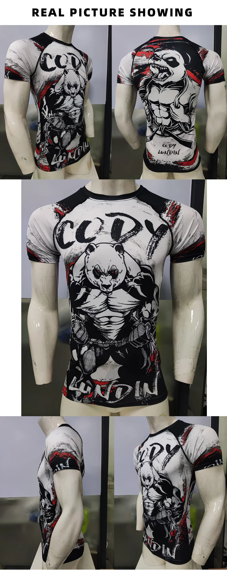 Personal Popular Design Sublimation Short Sleeve Black No Gi BJJ Jiu Jitsu Rashguard Fight BJJ Mma Rash Guard Shirts For Men