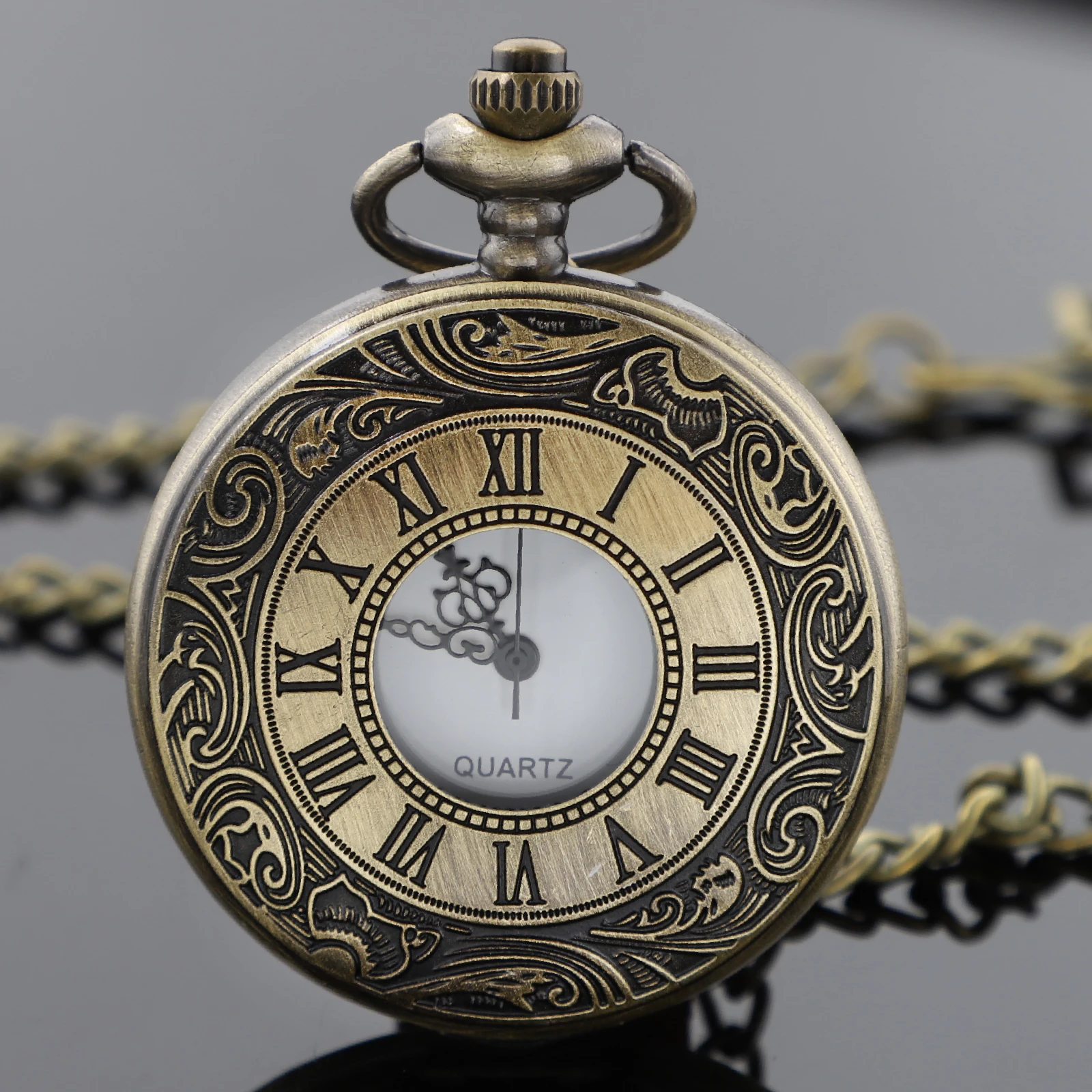 ساعة جيب Steampunk كلاسيكية مجوفة للنساء والرجال ساعات جيب فوب مع قلادة قلادة هدية Reloj De Bolsillo