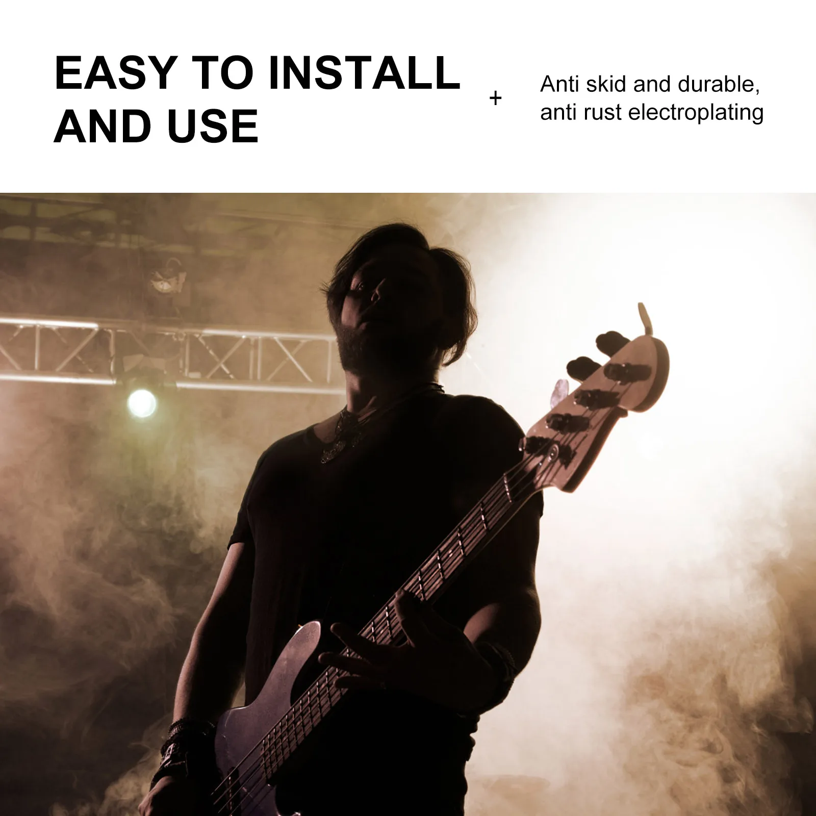 

1Set Bass String Tuning Peg High-Grade Durable Metal Body Easy Install Replace Old Tuning Pegs Electric Bass Machine Head Guitar