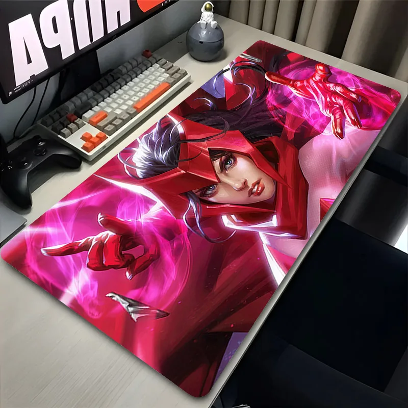 ملحقات ألعاب الألعاب لوحة ماوس S-Scarlet W-Witchs حصيرة مكتبية للكمبيوتر المحمول غير قابلة للانزلاق لوحة ماوس مكتبية لوحة مفاتيح سجادة ممتدة