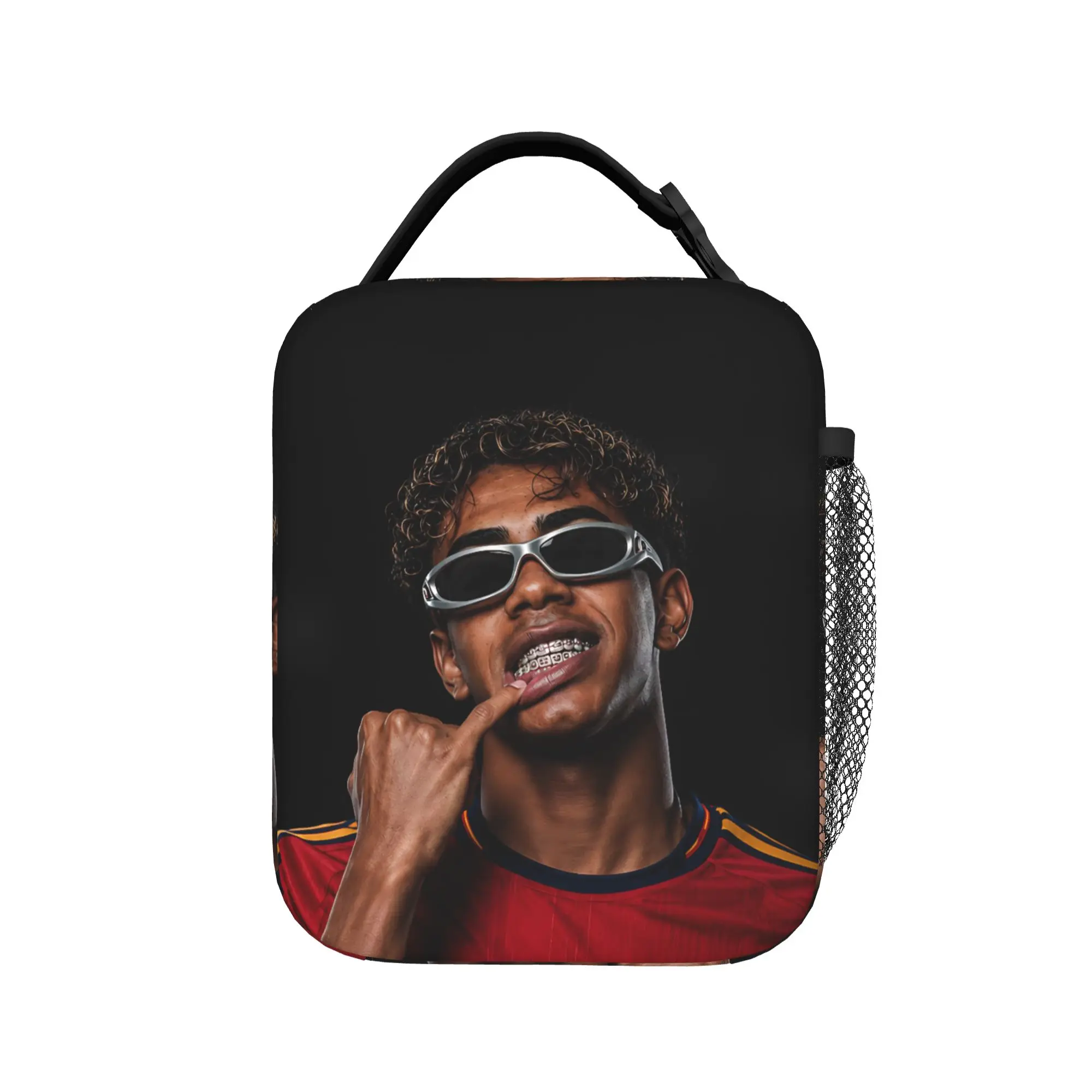 Lamine Y-Yamal Football Soccer Thermal Insulated Lunch Bags for School  Portable Bento Box Cooler Thermal Lunch Boxes