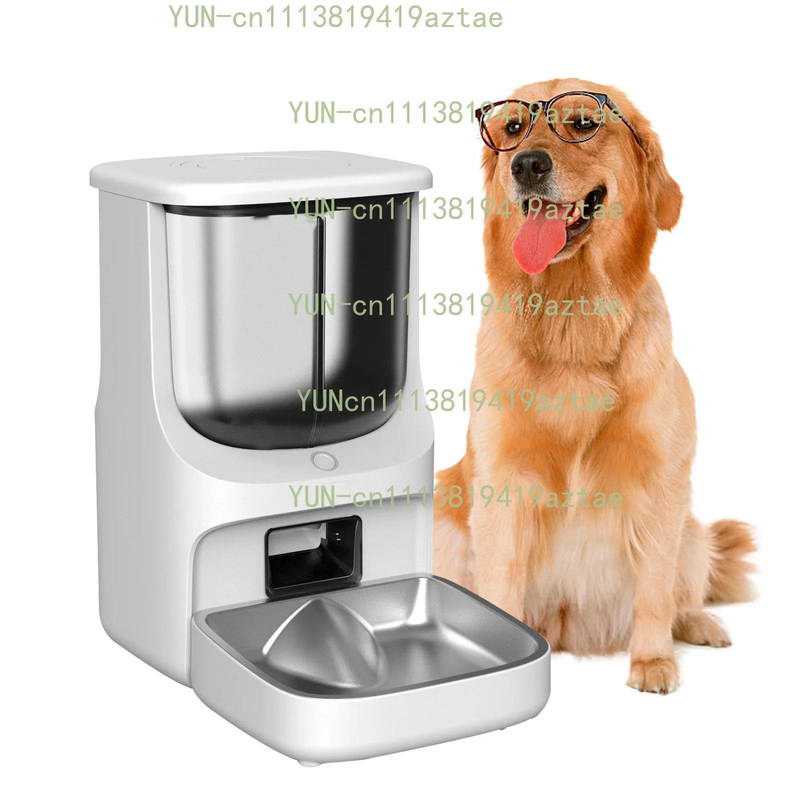 Pet WIFI Smart Feeder 5L Large Capacity Double Granary Automatic Feeder Timing Quantitative Remote Control