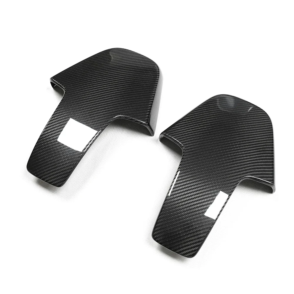 For 2Pcs/set Carbon Fiber Seat Back Cover For BMW G80 M3 G26 4ser F90 M5 M8 X3M X4M Full Carbon Fiber Interior Trims
