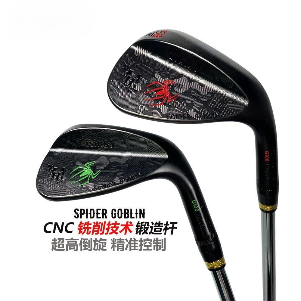 Spider Golf Wedges with Shaft for Men, CNC, Milling Forging, Silver/black 50.52.54.58.60 Degrees,Brand