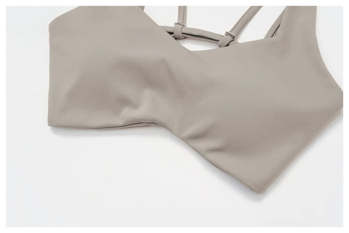 حمالة صدر لليوجا للنساء، حمالة صدر رياضية مثيرة بدون ظهر، حمالة صدر رياضية للصالة الرياضية #1