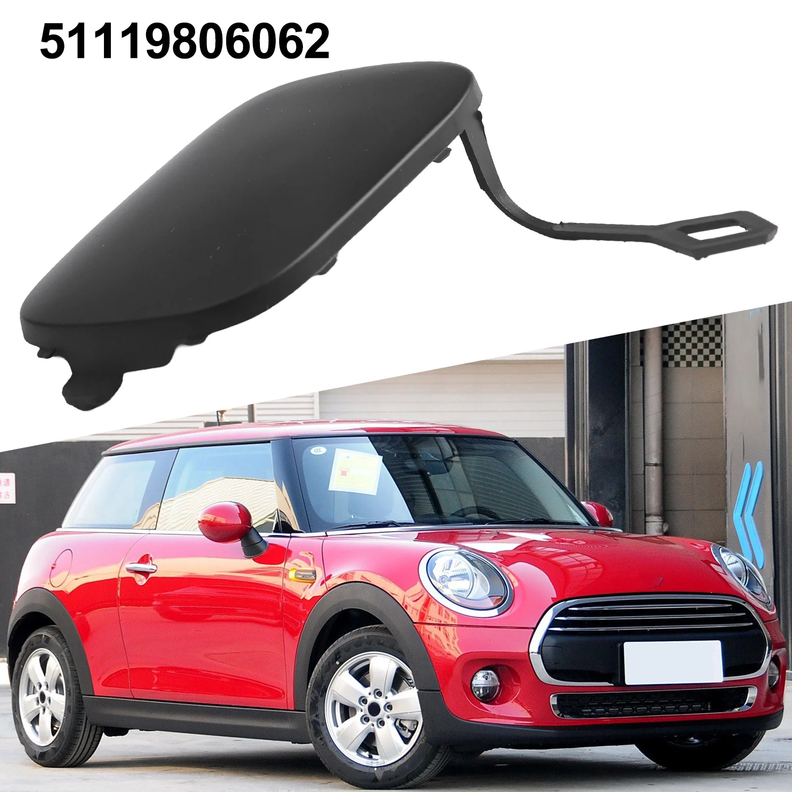 

Крышка фаркопа для правого переднего бампера MINI Countryman 51119806062, предназначенная для идеальной посадки и простой установки.
