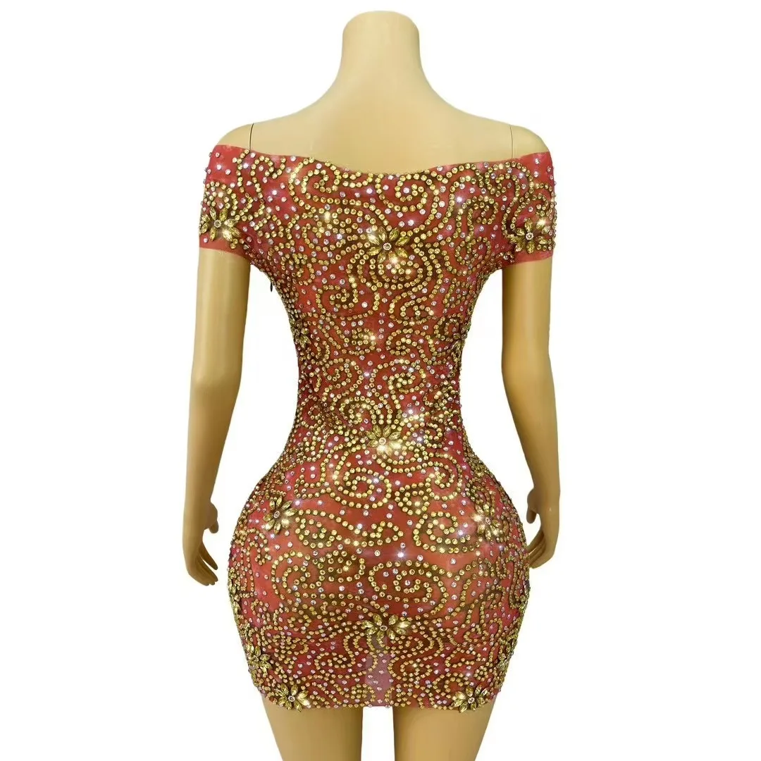 Robe Courte à Fleurs et Strass pour Femme, Design Spécial de Rotterdam, Costume de Cocktail, Tenue de Soirée, Séance Photo