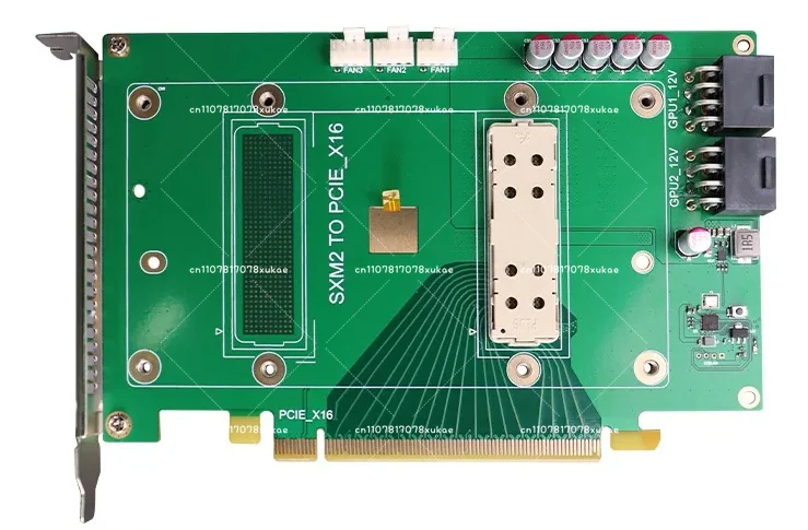 SXM2 to PCI-E X16 Adapter Board P100 V100 Module Graphics Card Thermal Expansion Card