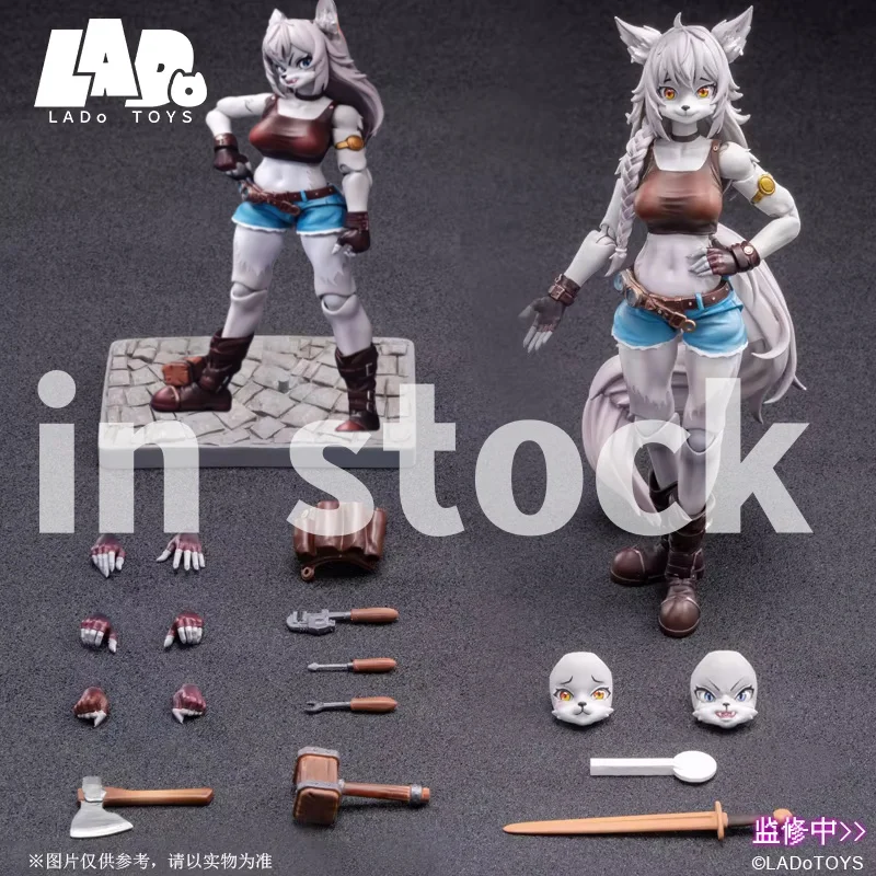 

[In Stock] Genuine New Lado Toys 1/12 Mecha Girl 'Repair Technician Liya' Articulated Figure | Fashionable Collectible Model