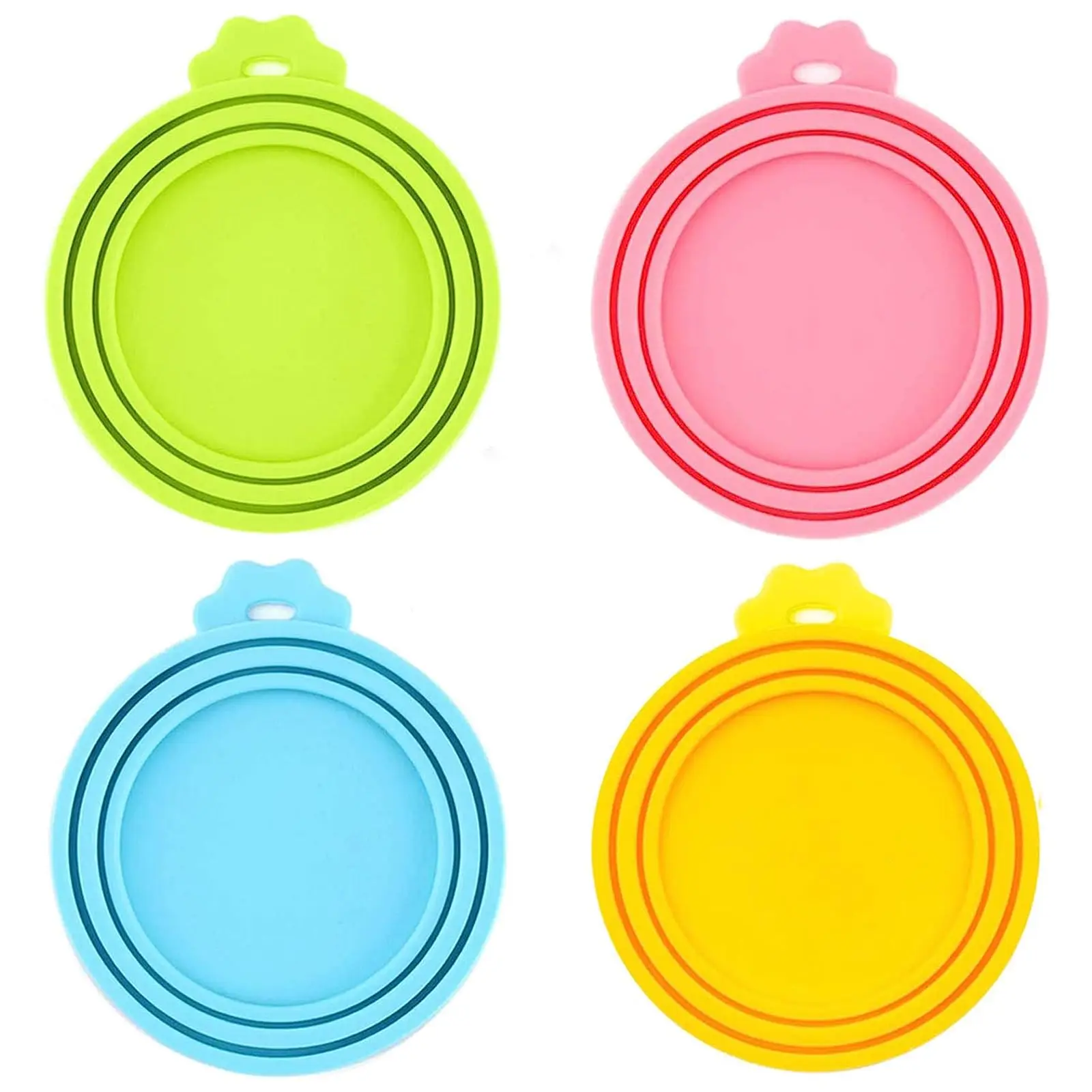 3 In 1 Reusable Food Storage Keep Fresh Tin Cover Cans Cap Pet Can Box Cover Silicone Can Lid Hot Kitchen Supply Mould