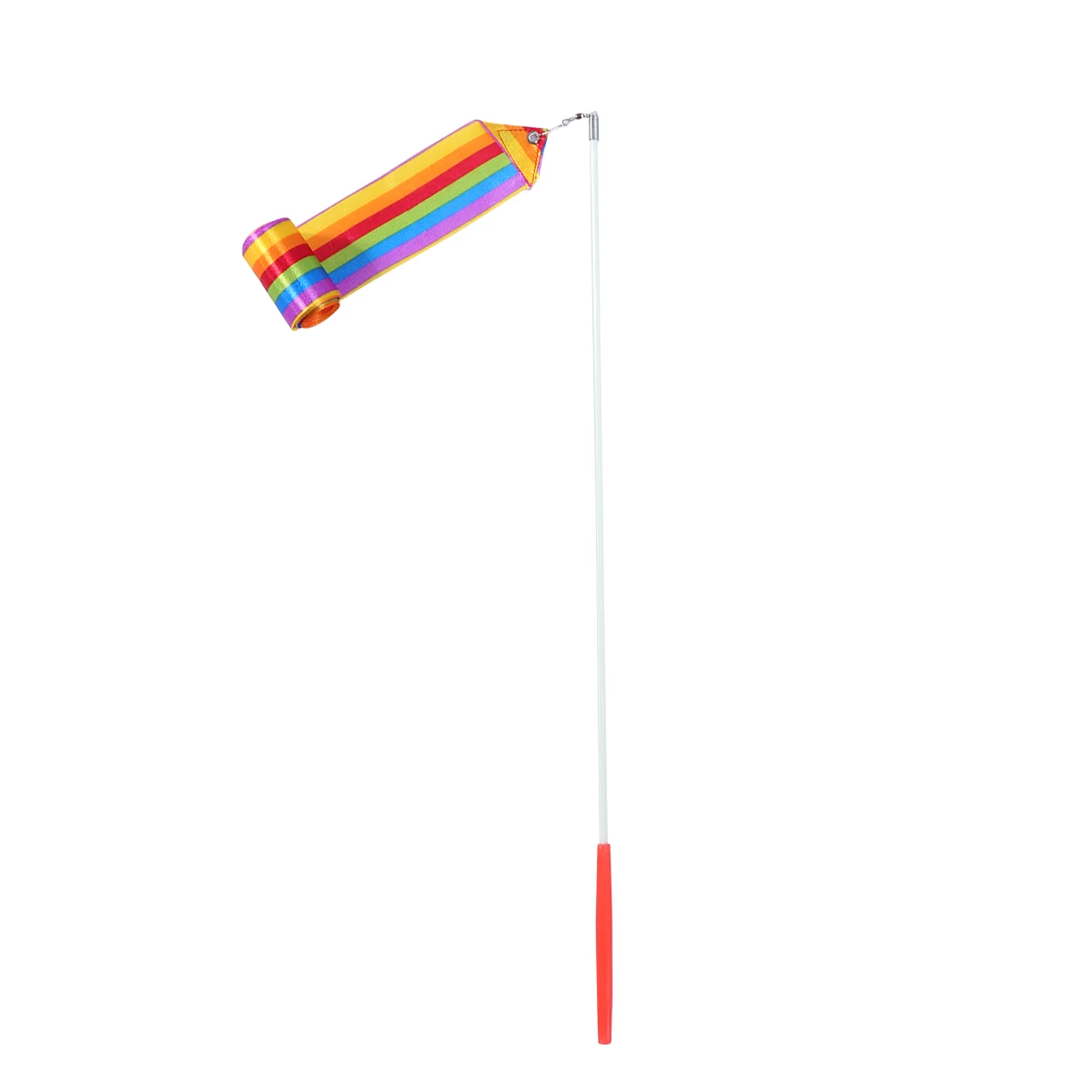 

10pcs Rhythmic Gymnastics Ribbon with Stick Children Dancing Streamers Riband Twirling Rod ( )
