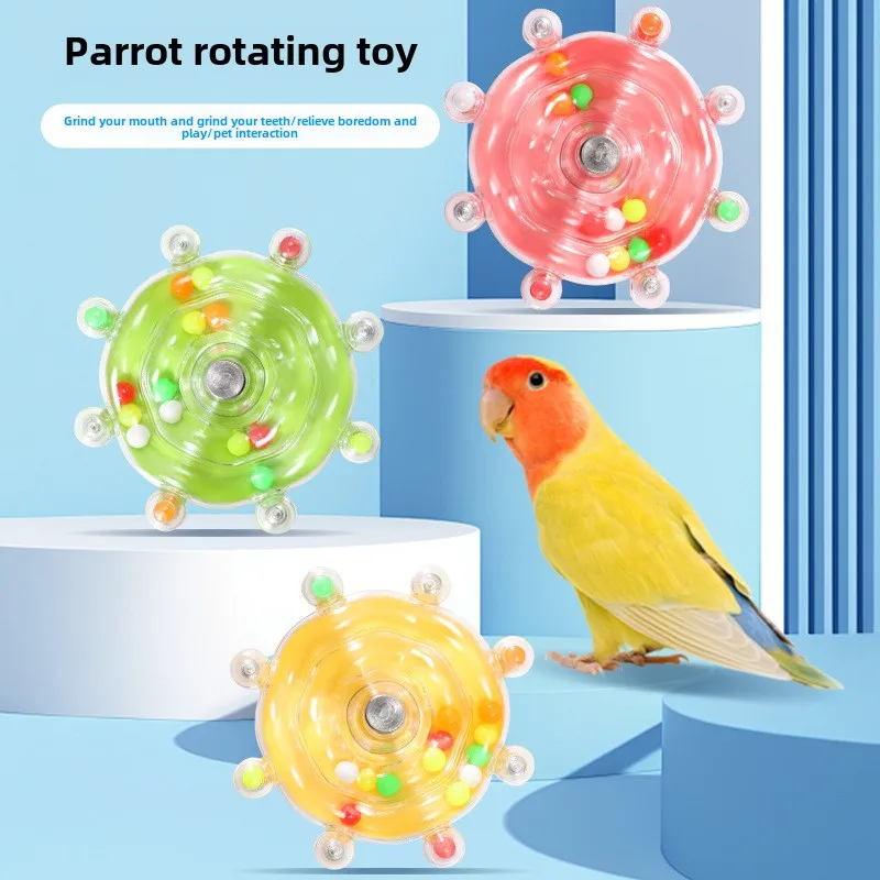 الببغاء الصحن الطائر الغزل الموسيقى الملونة لؤلؤة الأرز عداء الحيوانات الأليفة لعبة الضغط الطيور متعة الإغاثة لعبة الضغط