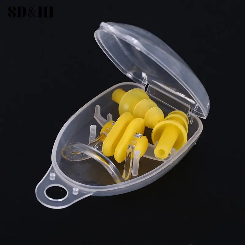 1 Box Universal Soft Silicone Swimming Ear Plugs Earplugs Pool Accessories Water Sports Swim Ear Plug