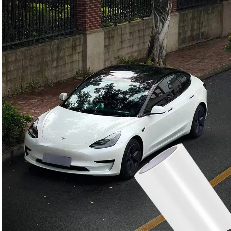 Color gloss Pearl white  Shell white ppf TPU PPF Film Paint Protection Film Wrap Anti-yellowing  Self-healing thermal repair