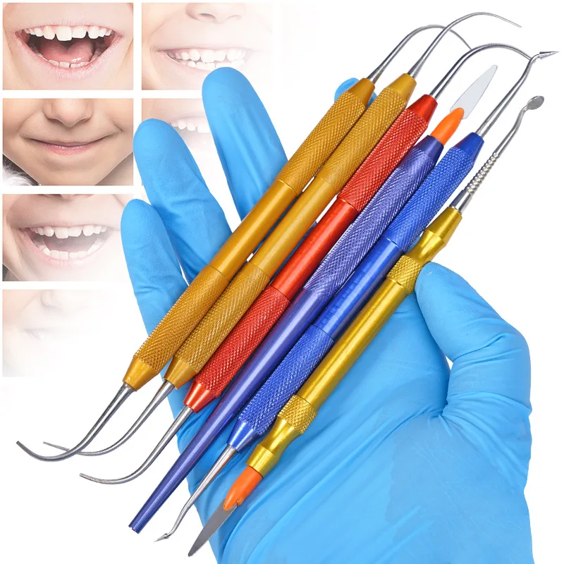 Dental Engraving Knife Flat Bottom Sharp Knife Wax Engraving Knife Eet Wax Spoon Technician Engraving Knife Wax Knife