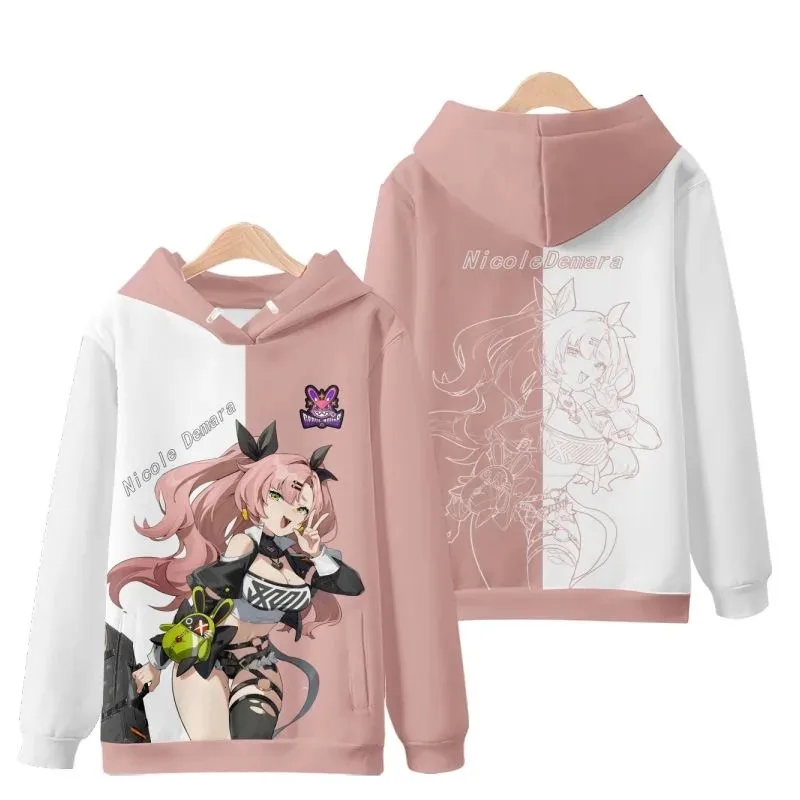 

Игра Zenless Zone Zero Николь Демара Косплей Толстовка Костюм Осень Весна Толстовки Куртка Пальто Пуловер Спортивная Уличная Одежда