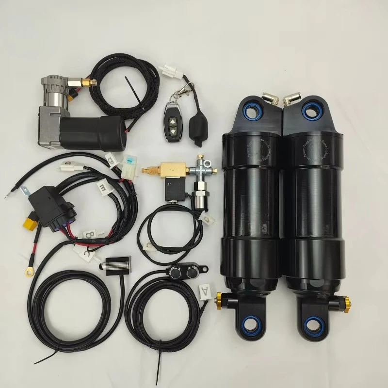 

Purple Flame Customization Adjustable Air Suspension Suitable for VRSCD NIGHT ROD Motorcycle Bilateral Air Ride Absorber