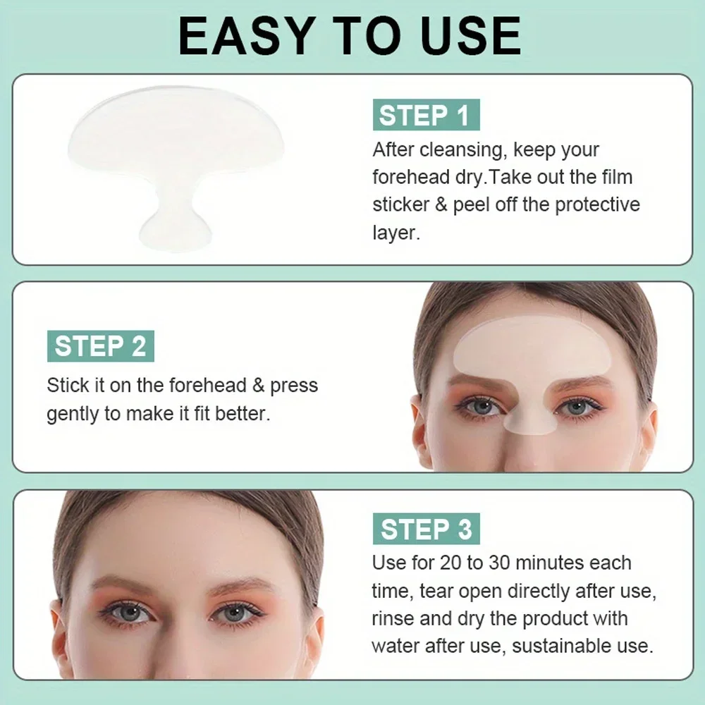 6PCSซิลิโคนAnti-Wrinkle Pad Faceหน้าผากคอHand Care Skin Liftingเครื่องมือสติกเกอร์Pad Anti-Wrinkle Aging Patch