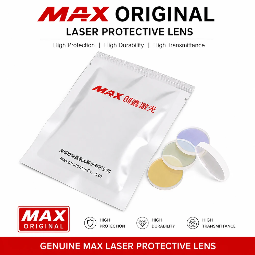 MAX Original Laserschutzlinse 34x5 37x7 Faserlaser-Schweißschutzfenster 20x2 20x3 für Max Laserschneidkopf – Detail 1
