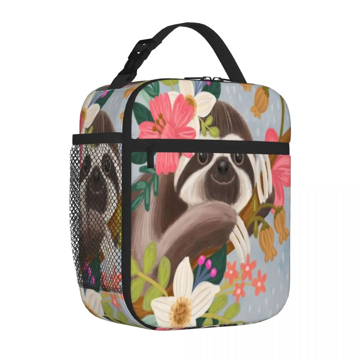 Bestselling Cute Sloth Plain Design Thermal Food Carrier Camping Meal Thermal Tote