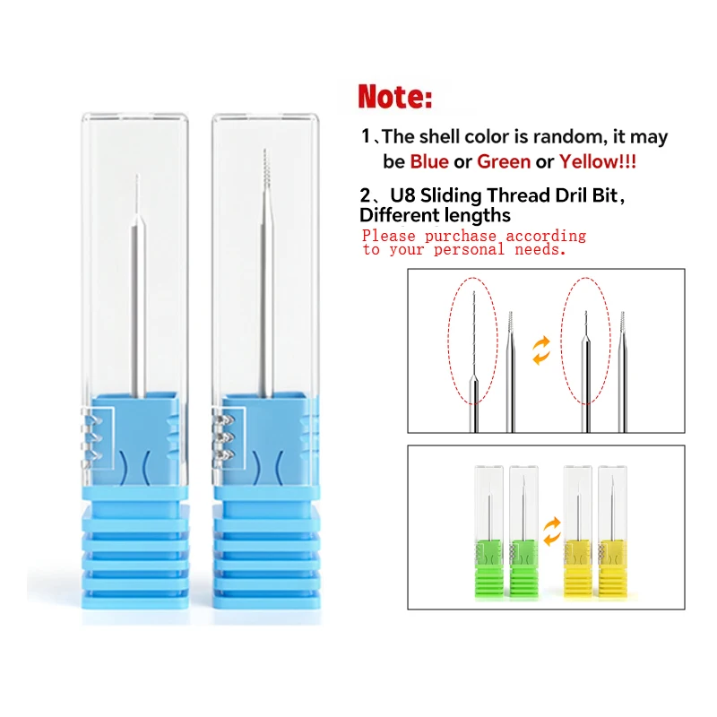 

Lanrui U8 Alloy sliding thread bit used to strip screws easily pour out damaged screws mobile phone repair tool