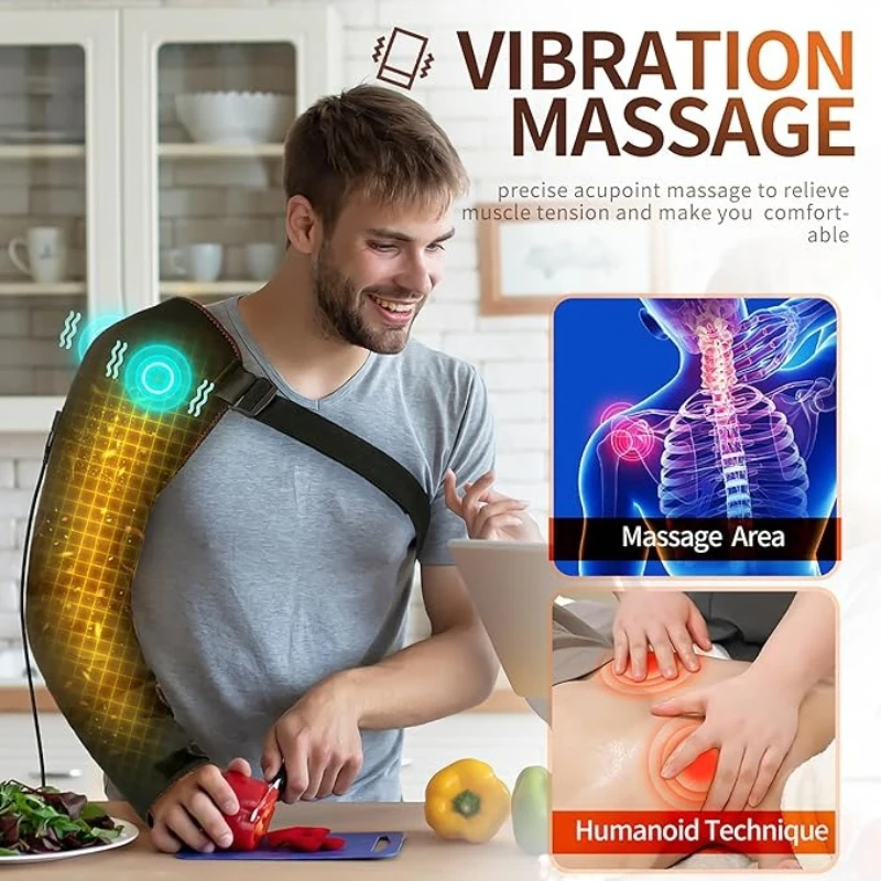 Shoulder Massage Heating Pad Long Arm Heated Pad Used to Relieve Pain Rotator Cuff Injuries Frozen Shoulder Injury Recovery