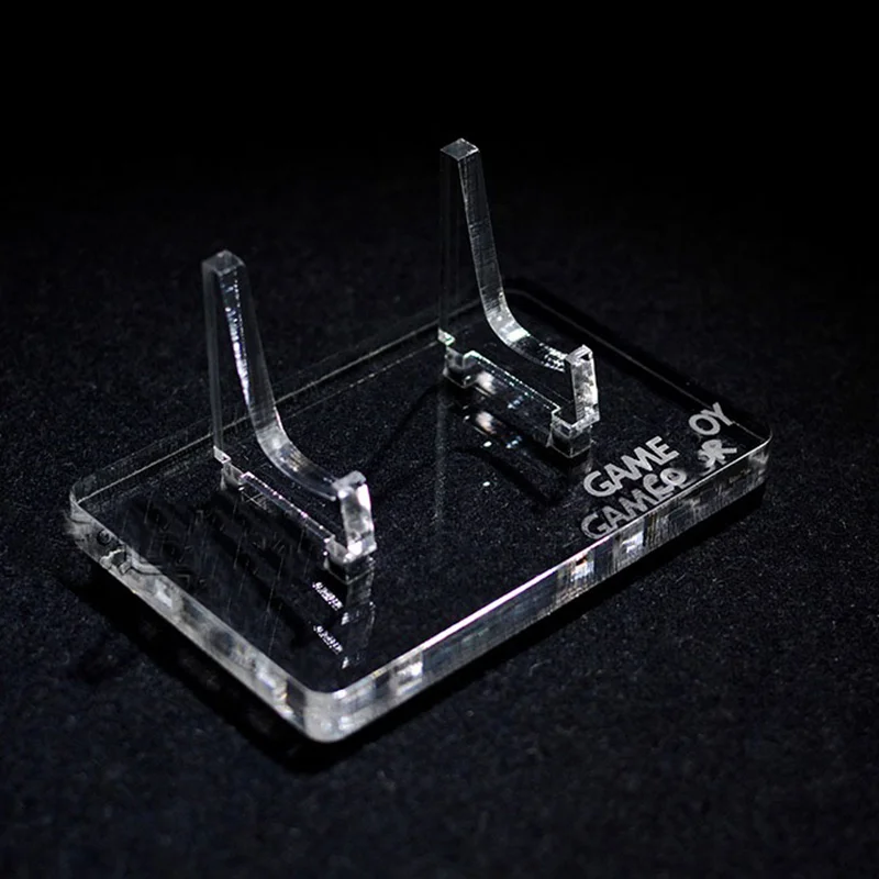 30PCS Clear Acrylic Transparent Stand For GBA Game Console Shelf For GBC Window Counter Display Showcase For Gameboy