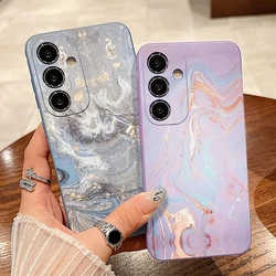 Sandstone Marble Phone Case For Samsung Galaxy S25 FE S26 S24 S22 S23 Ultra S21 S24 FE A17 A16 A56 A15 A35 A54 A55 5G TPU Cover