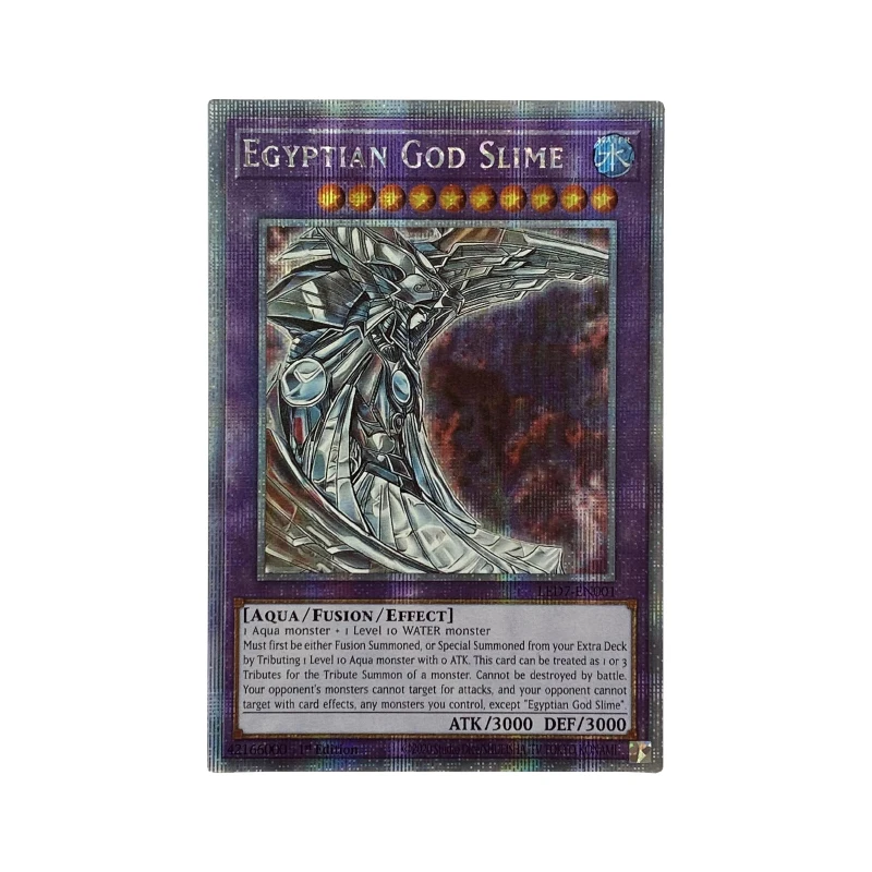 ORICA YUGIOH DIY Proxy Cards Egyptian God Slime Horakhty Slifer Obelisk Ra Starlight Rare English Non-Original Anime Cards