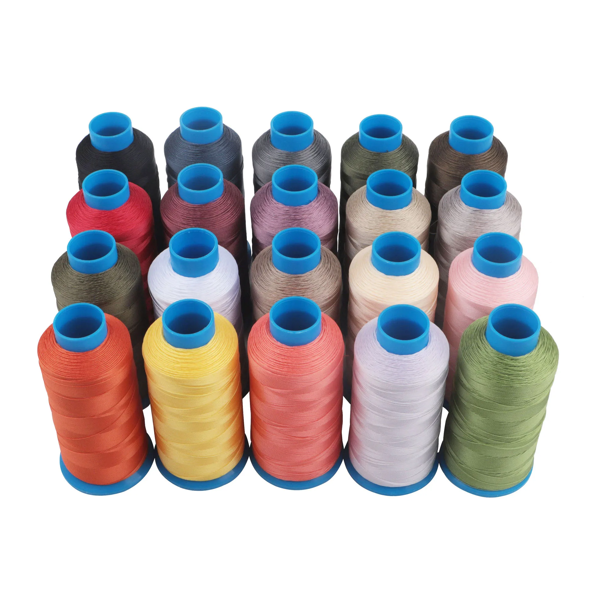 280D/3 hilo unido Nylon 66 Tex 90 súper alta tenacidad para cuero sofá lienzo costura 1200 yardas/rollo