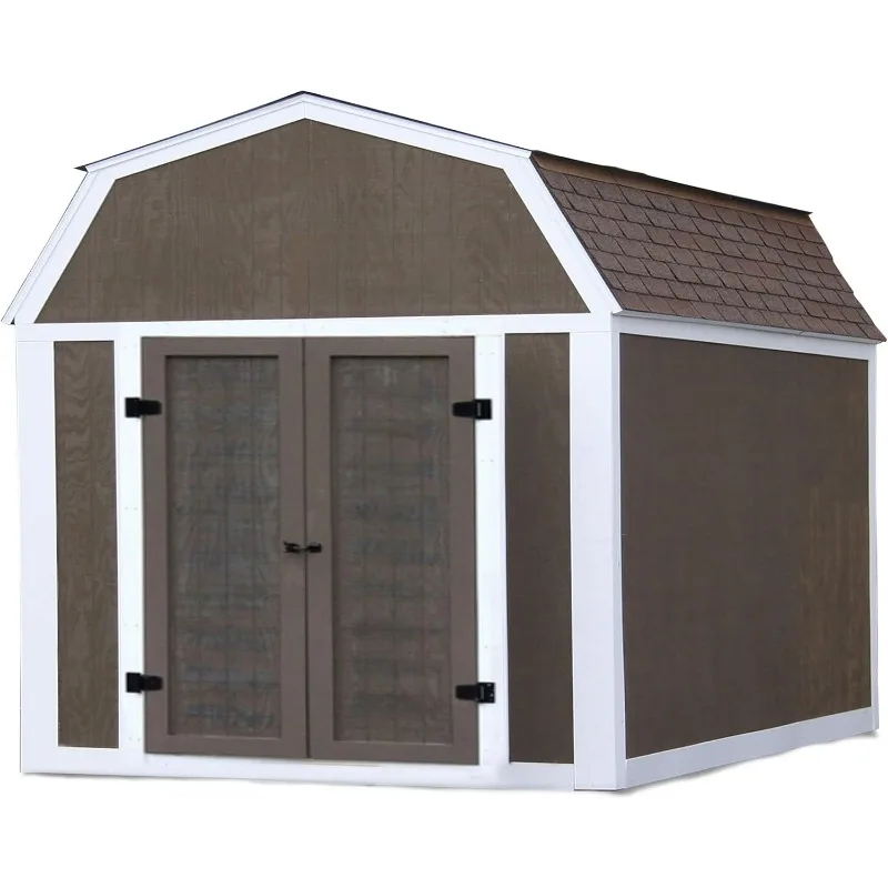 50% Structurally Stronger Truss Design Easy Shed Kit Builds 6'–14’ Widths Any Length - Bonus Miter Template, Storage Barn