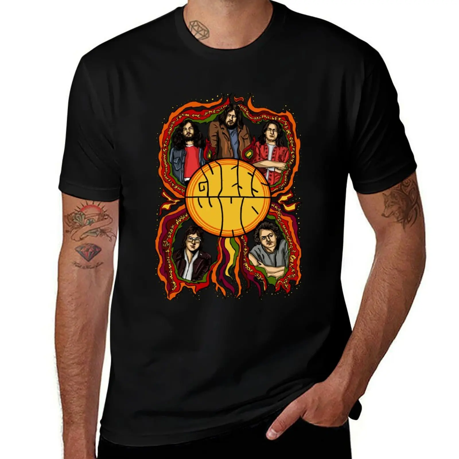 

Guess who T-Shirt cotton t shirts high quality black cotton t-shirt plain for man package