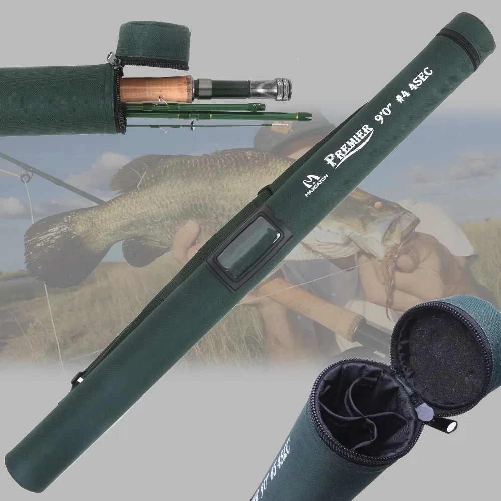 MAXCATCH 3-12wt 2,7M Fliegenrute Tragbare 4-teilige 36T SK Kohlefaser Schnellaktion-Fliegenrute mit Tube Bass-Angelrute – Detail 11