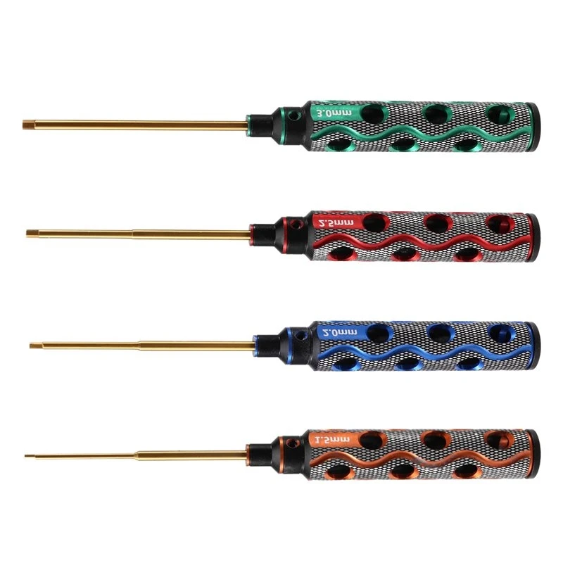 Hex Screw Driver Screwdriver Set 1.5Mm 2.0Mm 2.5Mm 3.0Mm Hexagon Tool Kit For Racing Drone Airplanes Cars Boat RC Parts