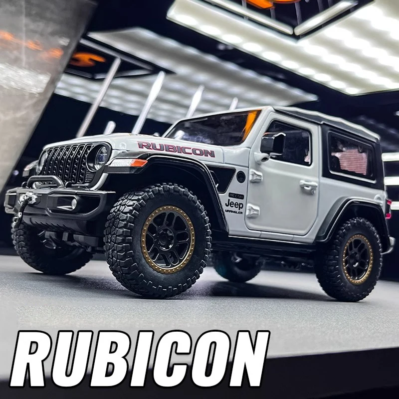 1:18 Jeep Wrangler Rubicon Diecast Metal Car Model