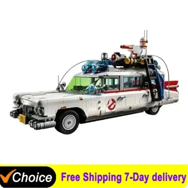 2352 PCS Ghostbusters ECTO-1 Creative Vehicle Building Block Compatible With 10274 Bricks Toy Car Model Car Kit for Adults Gift