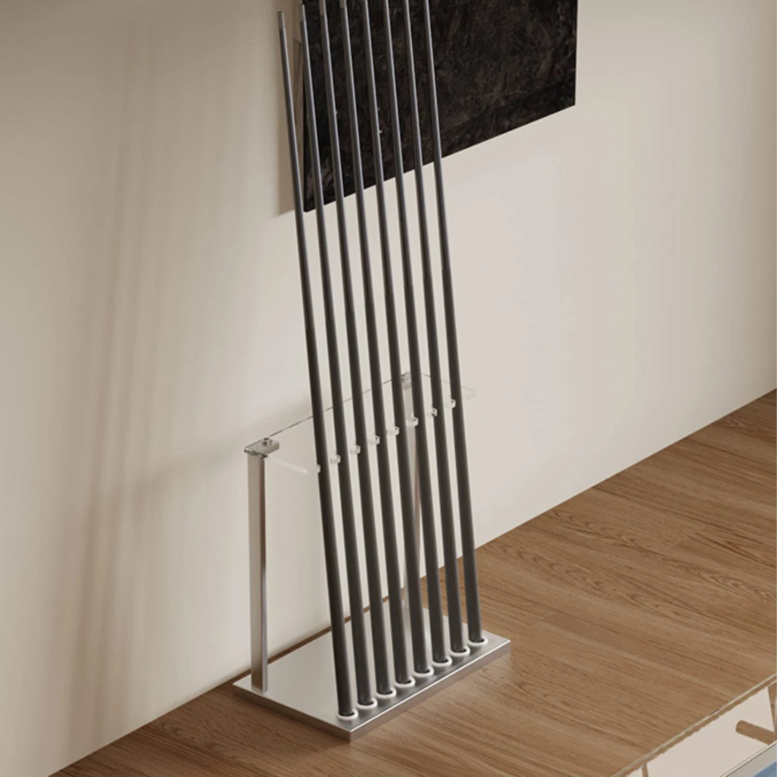 Acrylic Pool Cue Rack Long-Lasting Pool Cue Display Rack for Game Room