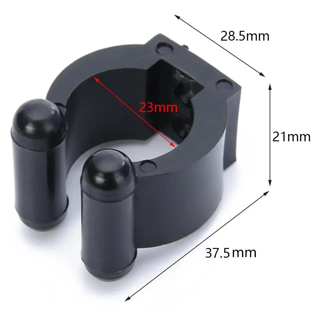 Billiards Snooker Cue Locating Clip Holder Black Pool Cue Wall Mount Racks Holding Hole 23mm/17mm/14mm Fishing Rod Storage Rack