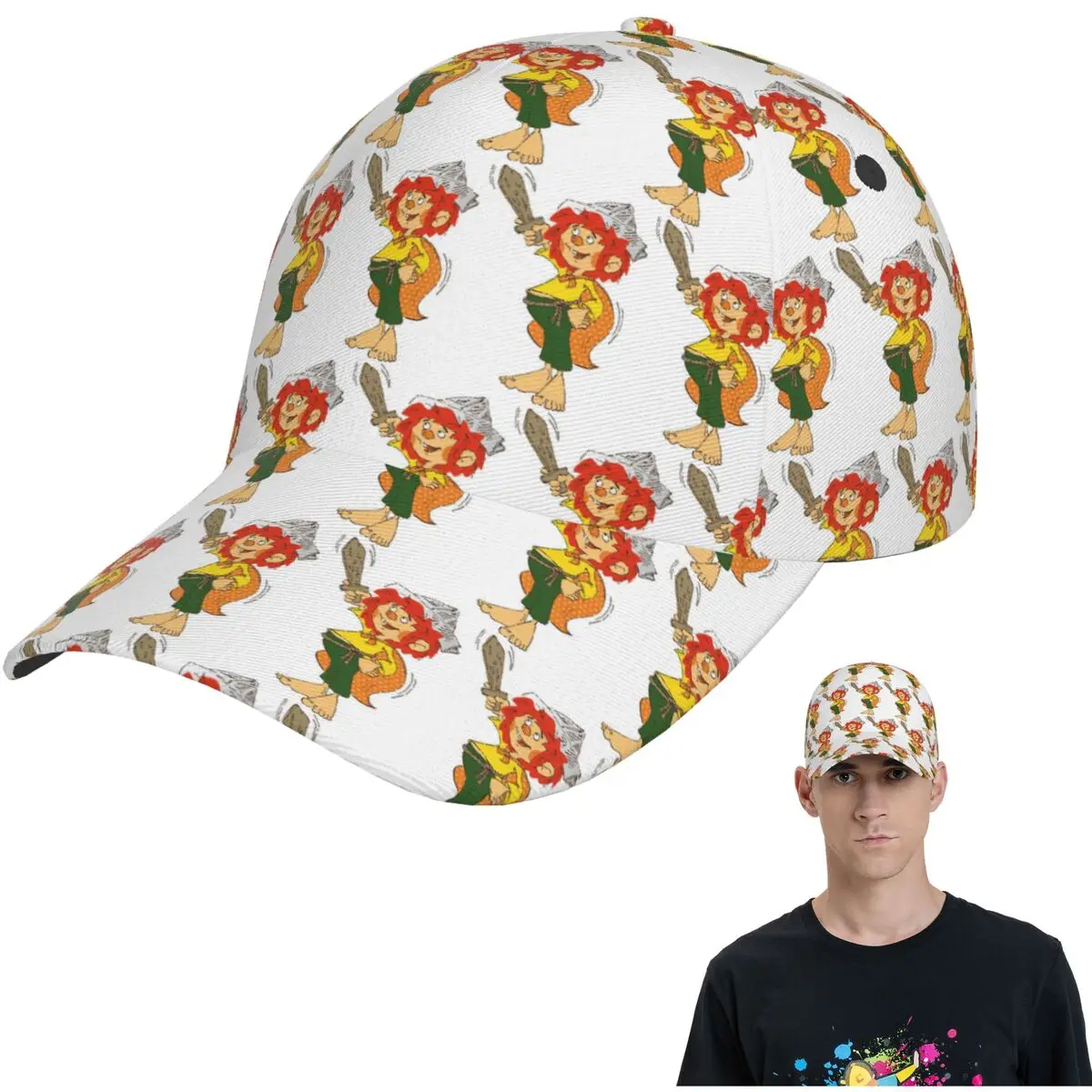 

Pumuckl 6, сетчатые бейсболки Snapback, модные бейсболки, дышащие повседневные бейсболки, уличные унисекс