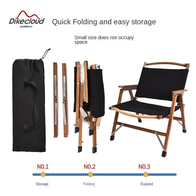 Outdoor Folding Chair Kermit Chair Teak Portable Folding Beach Chair Camping Outdoor Folding Chair Sport Silla Terraza Exterior