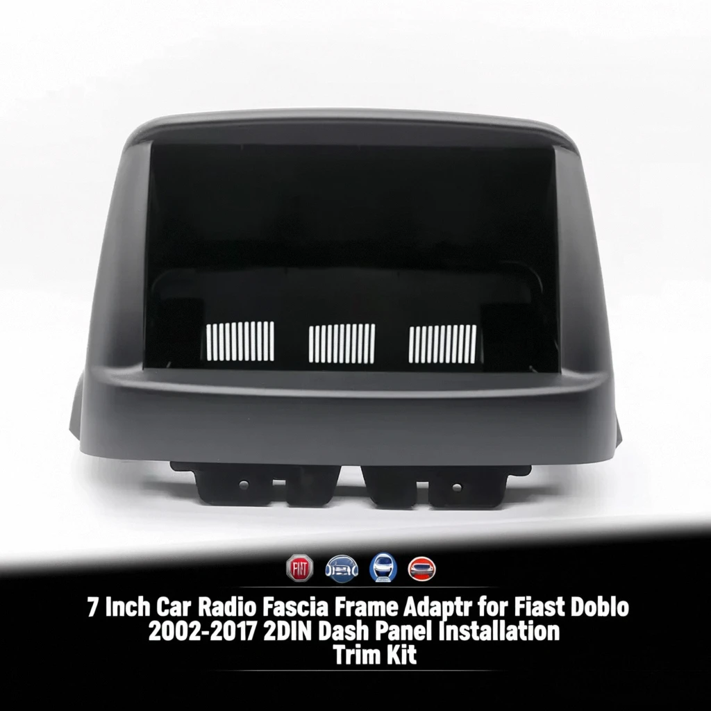

7-дюймовый автомобильный радиоприемник, адаптер рамки для Fiat Doblo 2002-2017 2DIN, комплект отделки панели приборной панели
