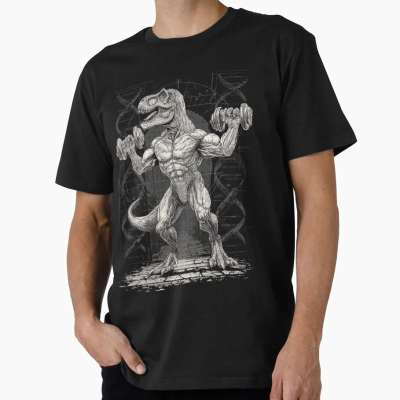 

Train like a Monster 0512 Funny Gift t shirt for Gym Workout Fitness 100% cotton Short Sleeve Graphic Clothes All size tops